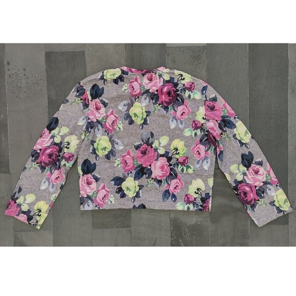 CARVEN floral printed pullover sweatshirt - small - Picture 4 of 9